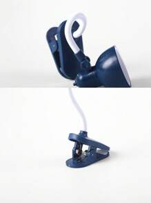 1 pieza Mini luz de libro con baterías, lámpara de lectura nocturna con brazo ajustable y pinza, luz para leer en la cama, luz de lectura por la noche y como iluminación de viaje al aire libre, lámpara de libro con pinza