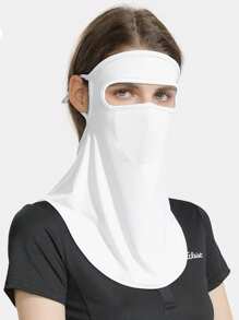 GOLOVEJOY 1pc Women's Summer Shawl UV Protection Face Mask, Lightweight Golf Facial Scarf For Outdoor Sports, Suitable For Girlfriends - Multicolor - View 13