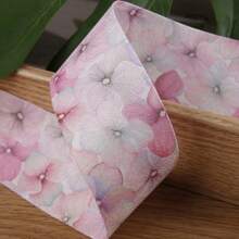 Colorful Ombre Butterfly Flower Woven Ribbon, DIY Hair Accessories, Gift Wrapping, Flower Bouquet, Sun Hat, Bow, Floral Ribbon - Multicolor - View 16