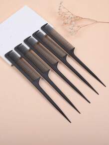 5pcs/Set Kids Hair Combs, Hair Parting Line Styling, Hairstyle Comb, Dressing & Brushing, Hair Braid - Multicolor - View 7