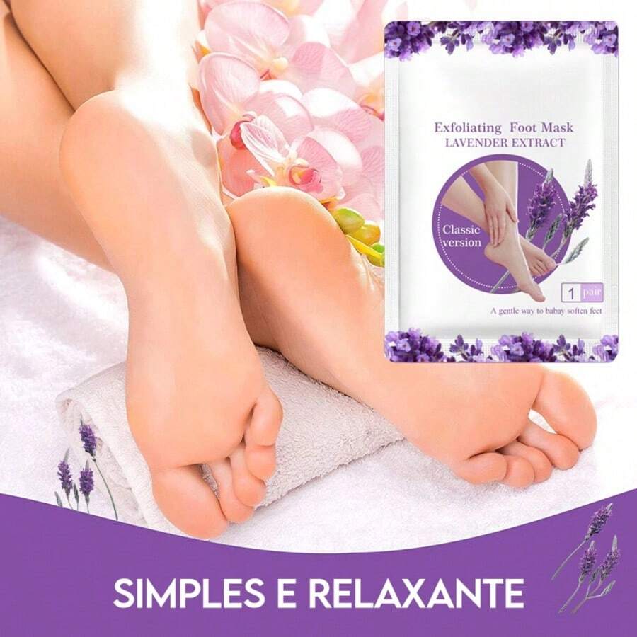 Foot Mask Exfoliating Sock Removes Dead Skin Pair Classic Moisturizing Peeling - Cổ điển - Xem 1