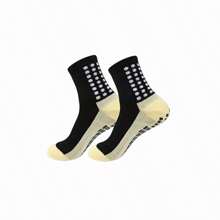 5-Piece Soccer Sports Gear Set With Silicone Grip Football Socks, Shin Guards, Protective Gear, Drawstring Backpack And Sports Tapes - Polyester And Elastane Knitted Tube Socks Solid Color Hand And Machine Washable