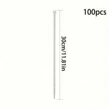 100/400 piezas Bridas de nailon negras y blancas, bridas de plástico autobloqueantes, bridas para cables, bridas de nailon autobloqueantes, bridas para cables, bridas para horticultura, bridas de sellado multiusos, alta resistencia sin romperse, para ordenar y almacenar cables, fijar cables eléctricos domésticos, adecuado para uso en interiores y exteriores