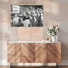 End Of The Prohibition Farewell 18th Amendment Print Poster Unique Modern Canvas Wall Painting Simple Aesthetic Decoration Bedroom Kitchen College Style Dormitory Home Decorations With Frame Can Be Hung Directly