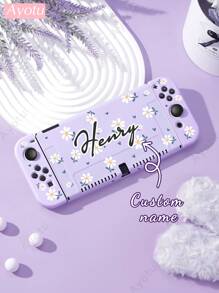 Ayotu Customizable Text & Name Compatible With Nintendo Switch/OLED/Lite Consoles & Accessories Set. Includes Protective Case, Storage Bag, Base Shell, Console Cover, Game Card Case, Controller Cover And More. High Definition Custom Design, Ideal Creative Gift For Birthday, Anniversary, Valentine's Day, Holidays - Multicolor - View 16