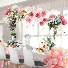 Soporte de varilla ajustable con abrazaderas para colocar sobre la mesa, kit de marco para arcos de globos para decoración de fiestas, bodas, baby shower, verano, regreso a la escuela y decoración de habitaciones