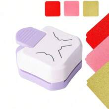 DIY Scrapbooking 3-en-1 Redondeador de Esquinas - Cortador de Bordes de Papel de Varios Tamaños para Tarjetas, Fotos, Laminados | Herramienta Decorativa de Scrapbooking con Perforadora, Tablero de Perforación para DIY Diarios, Polaroids y Tarjetas de Visita, Suministros de Artesanía para la Escuela y el Hogar - Multicolor - Ver 15