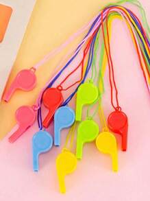 20pcs/Set Colorful Sports Whistles For Party, Football, Basketball Games, Birthday, Wedding Celebration Gifts - Suitable For Coaches, Referees, Sports, Outdoor Emergencies, Great For Loud Referee Whistle (Random Color)