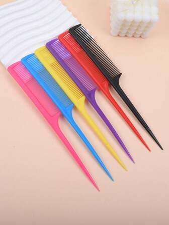 5 件套儿童发梳、头发分线造型、发型梳、梳理和梳理、发辫