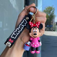 1 pieza Lindo llavero del personaje de Disney Mickey o Minnie, accesorio de bolso, regalo pequeño y delicado