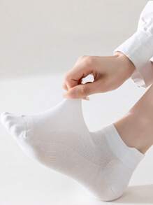 7 pares de calcetines tobilleros bajos de colores caramelo para mujer, mezcla y combinación de calcetines cortos clásicos, cómodos y suaves