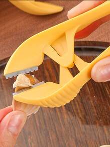 2pcs/1pc Stainless Steel Quick Garlic Peeling Artifact, Without Hurting Your Nails, Freeing Your Hands;