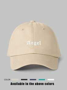 1pc Embroidered "ANGEL" Adjustable Baseball Cap, Outdoor Sun-Protective Casual Cap Suitable For Spring, Autumn Travel, Beach Vacation, Y2K Style Youth Headwear - Baseball Cap - View 18
