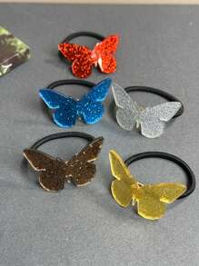 可爱休闲迷你亚克力蝴蝶发圈