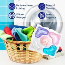 Scented Laundry Cleaning Pearls (5-In-1) 5-In-1 Scented Pearls For Softening, Cleaning, Removing Grease Stains, And Long-Lasting Fragrance - 1 - View 3