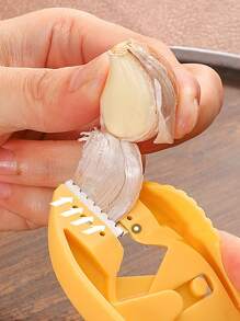 2pcs/1pc Stainless Steel Quick Garlic Peeling Artifact, Without Hurting Your Nails, Freeing Your Hands;