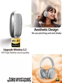 Reletech 极简无线耳机，超长续航，HiFi立体声，低延迟，适用于智能手机、电脑和游戏