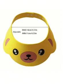 Czepek prysznicowy z motywem kreskówkowym, wodoodporny czepek do mycia włosów, miękki regulowany czepek prysznicowy EVA, czepek do mycia włosów do łazienki, przenośny czepek prysznicowy