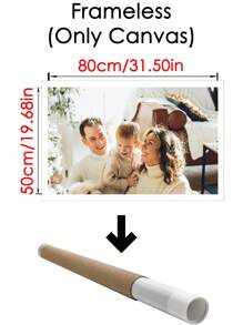 1pc Custom Picture With DIY Frame.Vibrant Personalized Anime, Movies, Family, Wedding, Friends, Pets, And Animal Picture Posters And Prints For Room Decoration - Frameless, High-Quality Materials,Used For Decorate Your Living Room Study Bedroom Garage Office,As Perfect Gift For Family Dinner,Children's Day,Family Member's Birthday,Valentine's Day,Unique Ideal Gifts For Your Lover,Best Friends Graduation