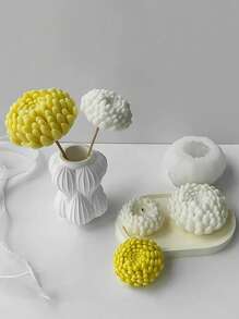 [3D Chrysanthemum Silicone Mold] Flexible Silicone, Heat Resistant Odorless, Multi-Purpose DIY /Candle/Resin Craft Tool, Mother's Day Valentine's Day Home Decor Essential