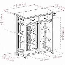 Set Space Saver Kitchen, Coffee Finish
