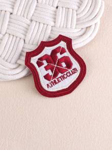 A Set Of 14 Cartoon Number Date Shield Embroidery Patches, Cute Sewing/Ironing Stickers, Suitable For Clothes, Bags, Hats, Etc. - Multicolor - View 5