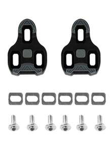 Placas de bloqueo autoportantes para pedales de bicicleta de carretera, zapatos de ciclismo con sistema de bloqueo para pedal Kéo ultraligero. Accesorio flotante para pedales Wellgo RC7