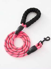 1pc Explosion-Proof Reflective Pet Strap, Dog Chain, Dog Walking Rope, Wear-Resistant Multi-Color Sizes And Styles, Reflective Nylon Pet Supplies, Durable Outdoor And Home Dog Walking Pet Strap Materials, Suitable For Small, Large And Medium-Sized Dogs, Dogs And Cats