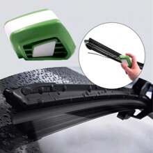 1pc Durable Windshield Wiper Blade Repair Kit - Reusable ABS Tool For Effective Wiper Repair And Restoration - For Car Wiper Cleaning And Maintenance - Green - View 1