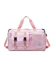 1pc Personalized Glitter Multifunction Travel Bag, Large Capacity Portable Gym Bag, Embroidered Letter Duffel Bag, Foldable Handbag & Carry-On, Yoga Bag, Great Gift For Family, Friends, Boyfriend/Girlfriend, Christmas, Valentine's Day, Mother's Day, Teacher's Day, Nurse's Day, Birthday,All-Purpose,Large Capacity,Versatile,Multifunction,Colorful,Cute,Adorable,Contracted,Funny,Kawaii,Y2K,Minimalist,Commuting,Business Casual,Basics,Custom,Personalized,Unique,Customized,Ideal Gifts For Him,Ideal Gifts For Her,Her,Family,Friends,Girlfriend,For Anniversaries,For Birthdays,For Holiday/ Vacation,For Outdoors/Outings/Travel/Hiking/Stadium/Sports/Climbing,For Business/Commute/Work/Office - Multicolor - View 16