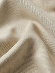 1pc Curtain,Blackout Curtain, Heat Insulation, Opaque Curtain With Eyelets, Light Insulation, Anti-UV, Bedroom Home Living Room Interior Decoration - Beige - View 7