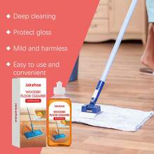 Multi-Purpose Floor Cleaner Wood Floor Deep-Cleaning, Stain Removal, Polishing & Brightening Orange-Scented Foaming Formula - 100ml - Xem 3