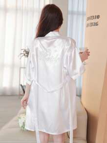 1 pièce Robe de mariée/demoiselle d'honneur pour le printemps/été, robe de mariée, robe de enterrement de vie de jeune fille brodée, enterrement de vie de jeune fille, mariage, mariage en plein air, fête des vacances, décoration de la maison et de la salle de bain, rentrée scolaire - Couleur champagne de demoiselle d'honneur - Voir 12