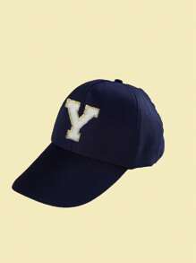 1pc A-Z Letter Kids Baseball Cap, Casual Solid Color Snapback Hip Hop Hat, Unisex Sun Protection - Multicolor - View 102