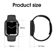 Microwear Unisex Sports Smart Watch, Multi-Function Smartwatch For Men Women With Wireless Call Receiver /Wireless Music, Multiple Sports Modes,Message Reminder, Sedentary Reminder,Pedometer,Suitable For Android And IPhone,Upgrade Version