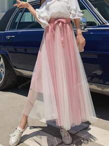 Falda plisada de gasa elegante para mujer, estilo retro de Japón y Corea del Sur, informal y popular, de fluido casual para las damas