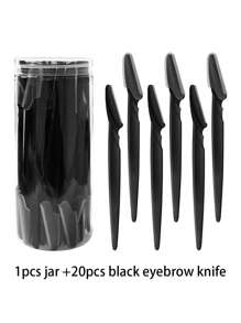 70/24/12/6pcs Set Multicolor Grooming Eyebrow Razor & Shaver Set, Eyebrow Trimmer & Shaver, Exfoliating Dermaplaning Tool, Body Hair Removal Trimmer And Face & Eyebrow Razor Set Long Handle Blade With Precision Cover Women Eyebrow Shaping Tools Suitable For Or Travel Use Multi-Function Eyebrow Trimmer, Sharp Stainless Steel Eyebrow Tools With Cover, For Eyebrow, Lip, Leg Hair & Gentle Effective Removal,Makeup,Cheap,Room Decor,Vanity,Travel,Bedroom,Makeup Accessories,Eyebrow Razor