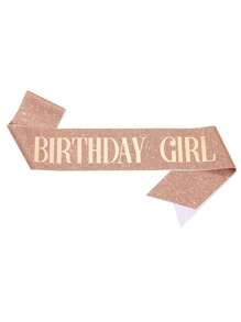 生日绶带，适合生日派对的女士生日绶带，生日绶带小礼物 - 彩色 - 查看 22