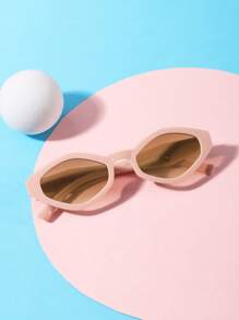 1 PC Teen 14-16Y Acrylic Vintage Rhombus Spring Fashion Black Eyeglasses For Holiday Outings, Outfit Matching And Holiday Gifts