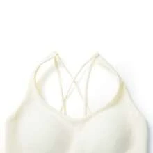 LI-NING Women's Seamless Professional Sports Bra AUBV016 - Milky - View 3