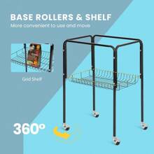 59 Inch Bird Cage With Play Top And Rolling Stand For Parrots Conures Lovebird Cockatiel Parakeets