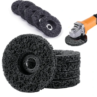 5 Piezas Discos Abrasivos De Desoxidación Metal Rueda Pulidora, rueda peladora de alambre removedor de pintura para superficies metálicas, discos abrasivos para oxidación de soldaduras