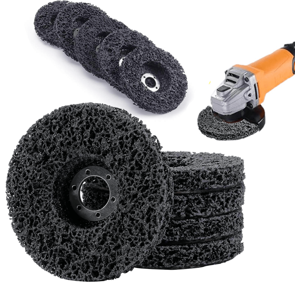 5 Piezas Discos Abrasivos De Desoxidación Metal Rueda Pulidora, rueda peladora de alambre removedor de pintura para superficies metálicas, discos abrasivos para oxidación de soldaduras