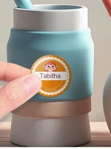 30-1000pcs 3cm/4cm/5cm/6cm/7cm/8cm Personalized Name Sticker Labels, Waterproof And Adhesive - Ideal For Labeling And Organizing Personal Items, Travel Accessories, And Outdoor Equipment, Custom Tags With Colorful Designs For Easy Spotting Gifts Birthday Graduation