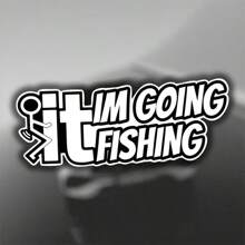 It I'm Going Fishing Sticker Funny Laptop Car Window Bumper - Multicolor - View 6