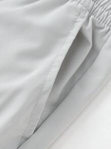 Balabala Kids' Quick-Dry Summer Pants, Breathable & Lightweight - Light Gray - View 7