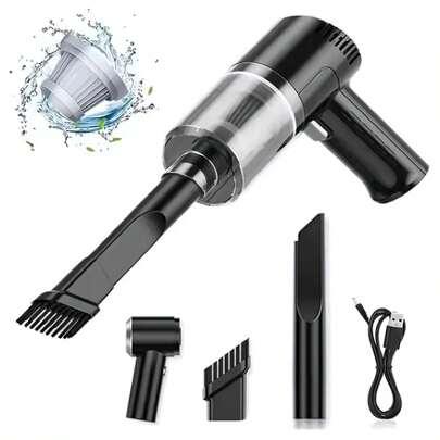 Aspirador de Pó Sem Fio Portátil Multifuncional Recarregável Com Soprador de Sucção Para Carro Sofa