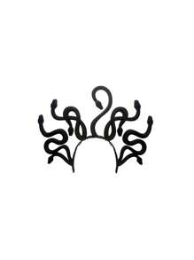 Fascia per capelli con motivo a serpente, disponibile in tre colori, accessorio divertente e esagerato a forma di animale, adatto per ruoli e palcoscenico, ideale per Ognissanti