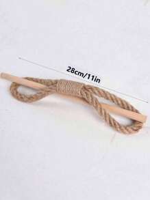 1 件北欧实木棒粗绳窗帘架，简易窗户固定窗帘绑绳卧室，客厅装饰窗帘绑带，窗帘扣，窗帘绑带窗帘固定手工窗帘绑带带木棍绳绑带窗帘适用于客厅厨房家居装饰客厅厨房装饰窗帘卧室