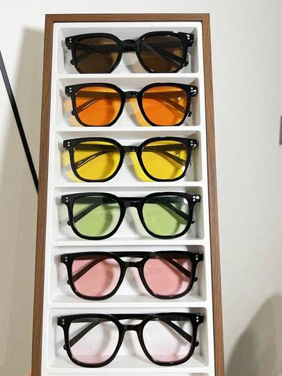 6 件、3 件、4 件女士时尚眼镜组合，适合日常生活配饰和户外度假，适合所有季节，时尚